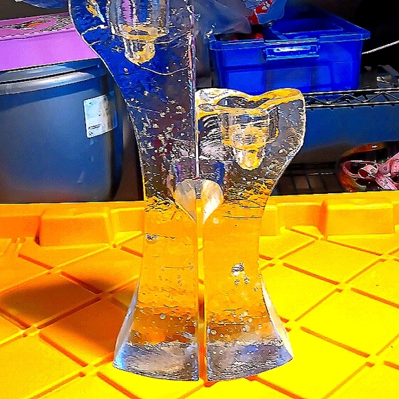 KOSTA BODA CONNECT Candle Holders...HAND BLOWN - Picture 1 of 6